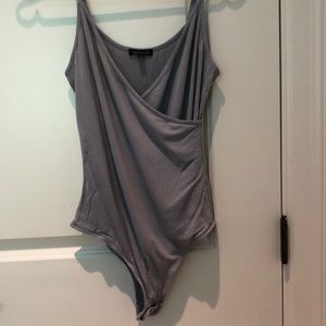 Lavender Wrap Style Bodysuit